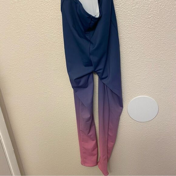 WEISSMAN Elite Dance Costume unitard jumpsuit pink ombre LAST LIGHT PL11771 XSA - Picture 4 of 13